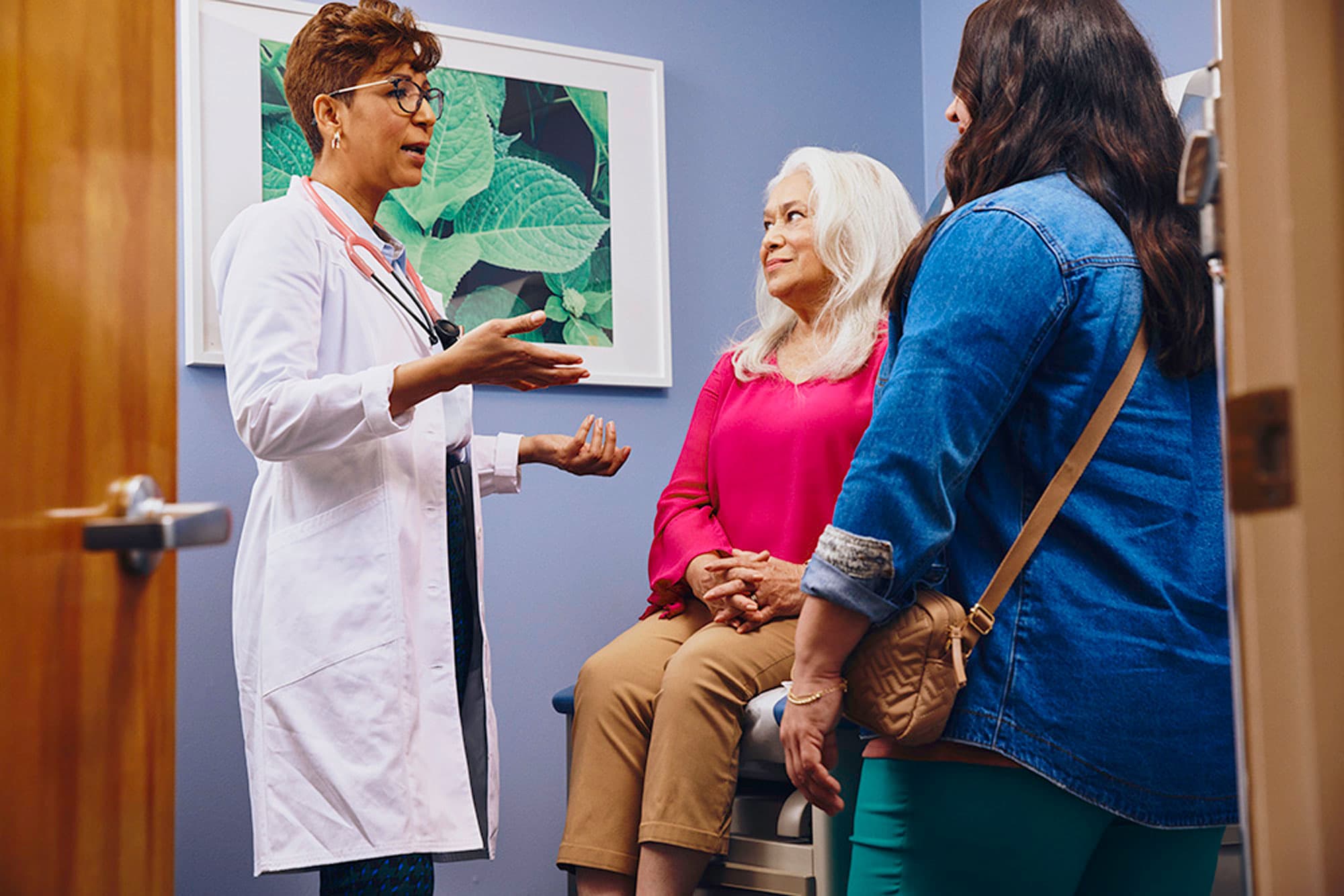 Doctor explaining to patient